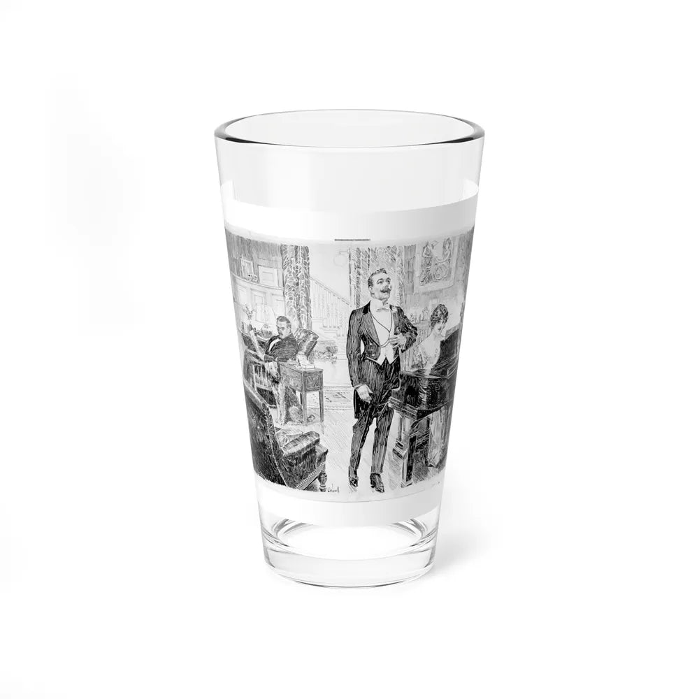 Man Singing - Pint Glass 16oz-16oz-Go Mug Yourself