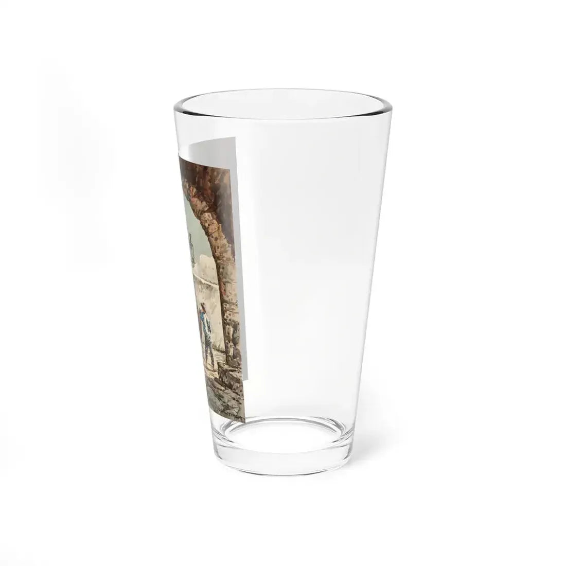 Man with Burro - Pint Glass 16oz - Go Mug Yourself