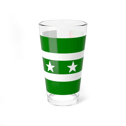 Manabi Flag (Ecuador) Pint Glass 16oz 16oz - Go Mug Yourself