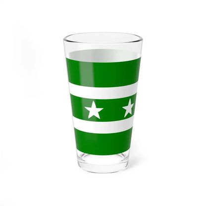 Manabi Flag (Ecuador) Pint Glass 16oz - Go Mug Yourself