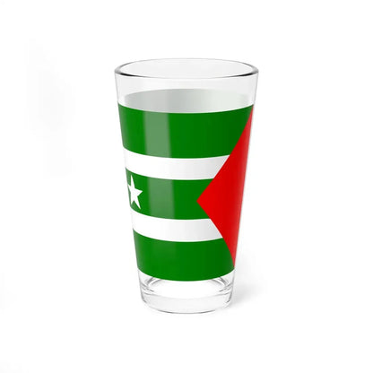 Manabi Flag (Ecuador) Pint Glass 16oz - Go Mug Yourself