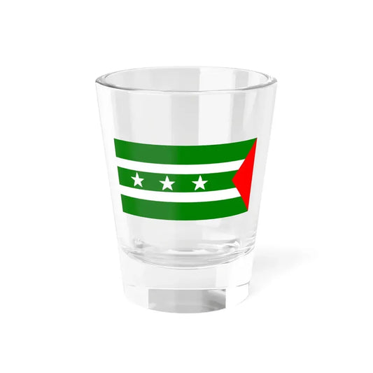 Manabi Flag (Ecuador) Shot Glass 1.5oz 1.5oz - Go Mug Yourself