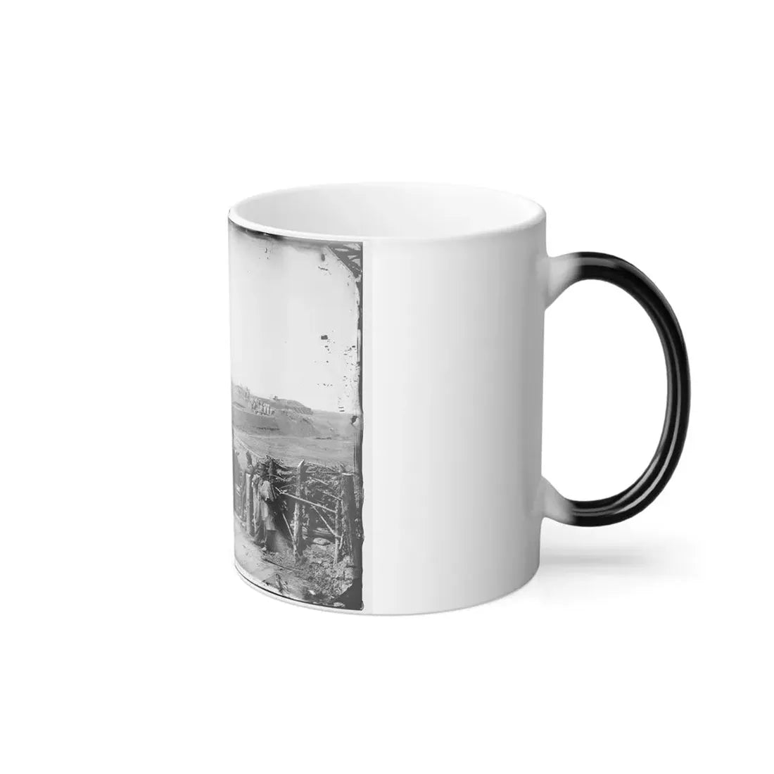Manassas, Va. Confederate Fortifications, With Federal Soldiers (U.S. Civil War) Color Changing Coffee Mug 11oz - Go Mug Yourself