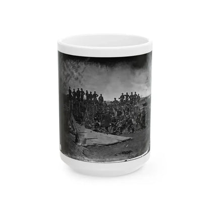 Manassas, Va. Men Of Co. C, 41st New York Infantry (U.S. Civil War) White Coffee Mug 15oz - Go Mug Yourself