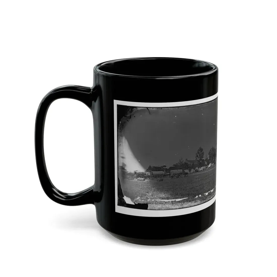 Manassas, Va., Vicinity. Headquarters Of Gen. Irvin Mcdowell, Formerly Used By Gen. P. G. T. Beauregard (U.S. Civil War) Black Coffee Mug - Go Mug Yourself