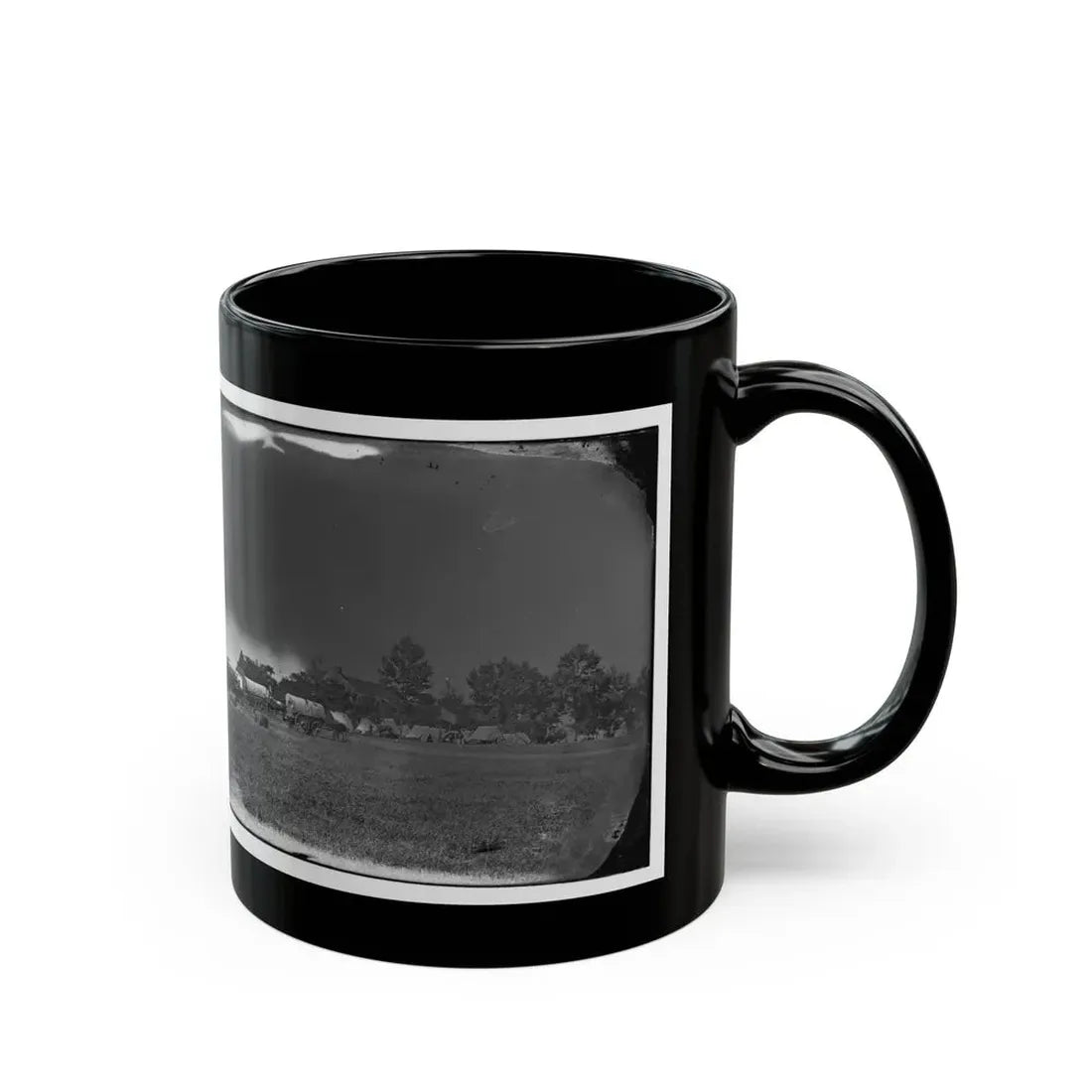 Manassas, Va., Vicinity. Headquarters Of Gen. Irvin Mcdowell, Formerly Used By Gen. P. G. T. Beauregard (U.S. Civil War) Black Coffee Mug - Go Mug Yourself