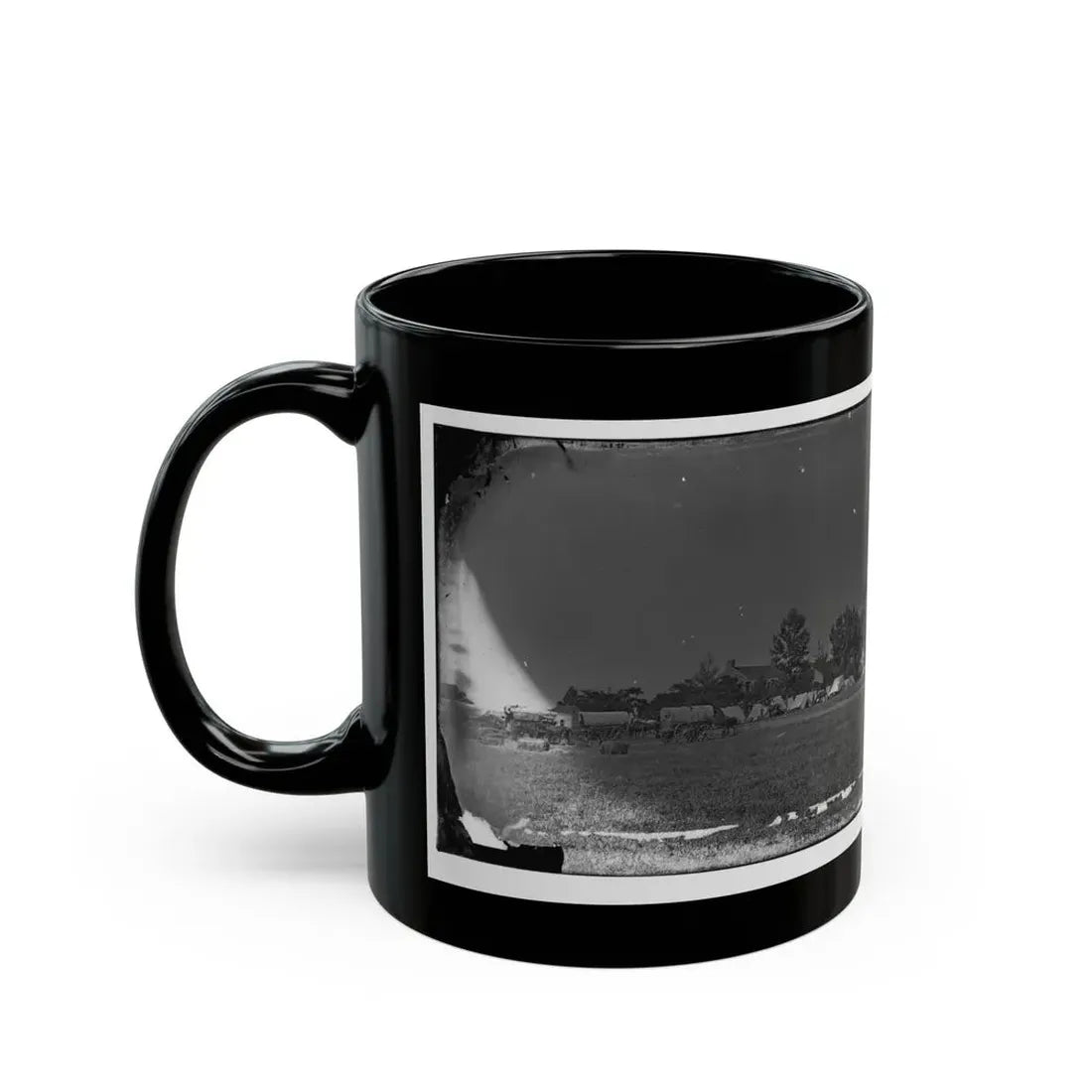 Manassas, Va., Vicinity. Headquarters Of Gen. Irvin Mcdowell, Formerly Used By Gen. P. G. T. Beauregard (U.S. Civil War) Black Coffee Mug - Go Mug Yourself