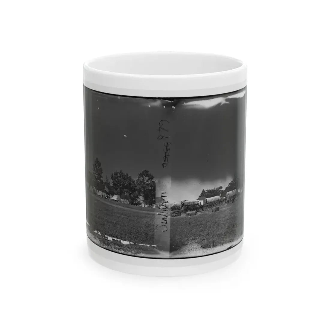 Manassas, Va., Vicinity. Headquarters Of Gen. Irvin Mcdowell, Formerly Used By Gen. P. G. T. Beauregard (U.S. Civil War) White Coffee Mug 11oz - Go Mug Yourself