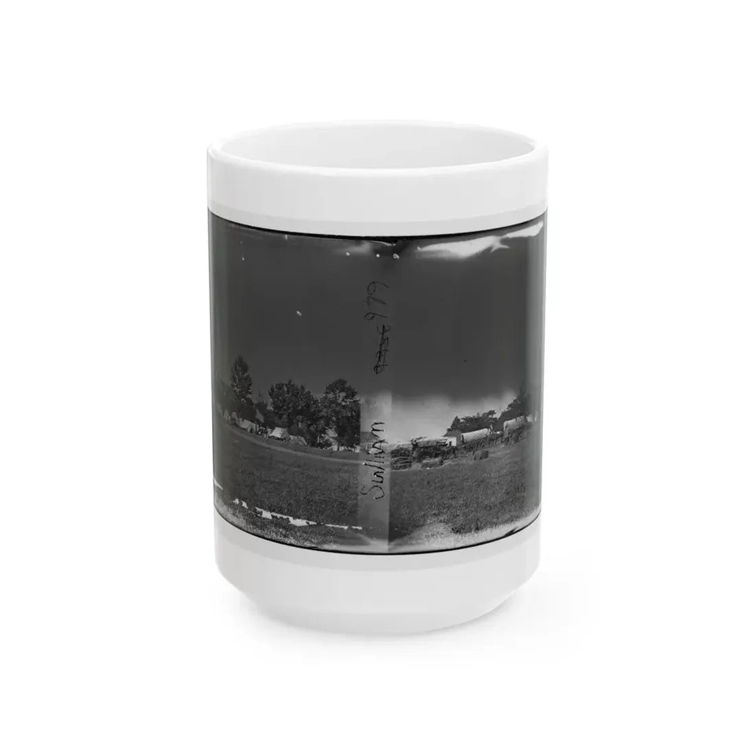 Manassas, Va., Vicinity. Headquarters Of Gen. Irvin Mcdowell, Formerly Used By Gen. P. G. T. Beauregard (U.S. Civil War) White Coffee Mug 15oz - Go Mug Yourself