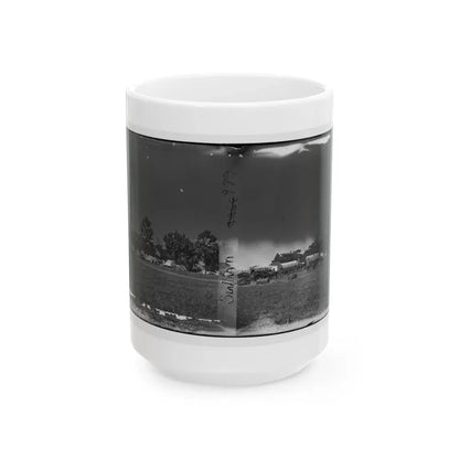 Manassas, Va., Vicinity. Headquarters Of Gen. Irvin Mcdowell, Formerly Used By Gen. P. G. T. Beauregard (U.S. Civil War) White Coffee Mug 15oz - Go Mug Yourself