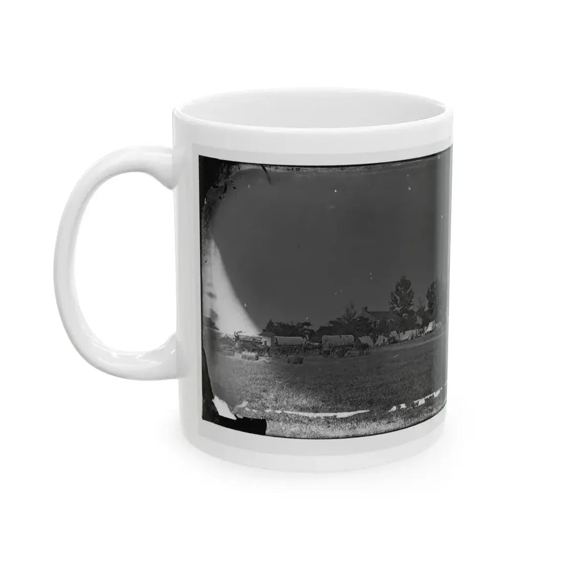 Manassas, Va., Vicinity. Headquarters Of Gen. Irvin Mcdowell, Formerly Used By Gen. P. G. T. Beauregard (U.S. Civil War) White Coffee Mug - Go Mug Yourself