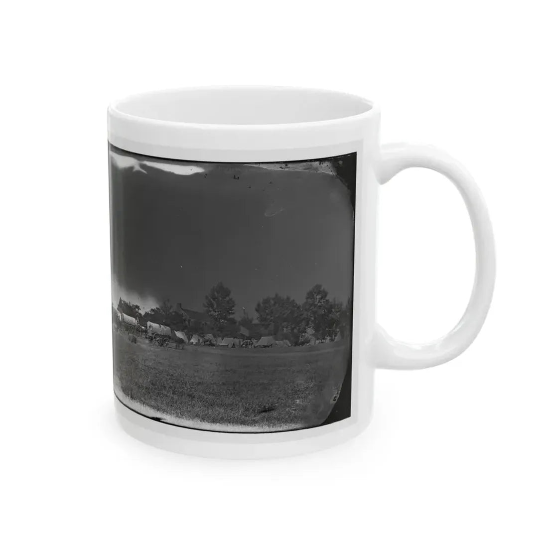 Manassas, Va., Vicinity. Headquarters Of Gen. Irvin Mcdowell, Formerly Used By Gen. P. G. T. Beauregard (U.S. Civil War) White Coffee Mug - Go Mug Yourself