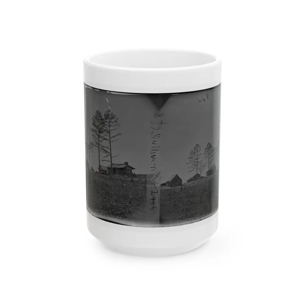 Manassas, Va. Confederate Winter Quarters (U.S. Civil War) White Coffee Mug-15oz-Go Mug Yourself