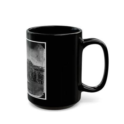 Manassas, Va. Men Of Co. C, 41st New York Infantry (U.S. Civil War) Black Coffee Mug-Go Mug Yourself