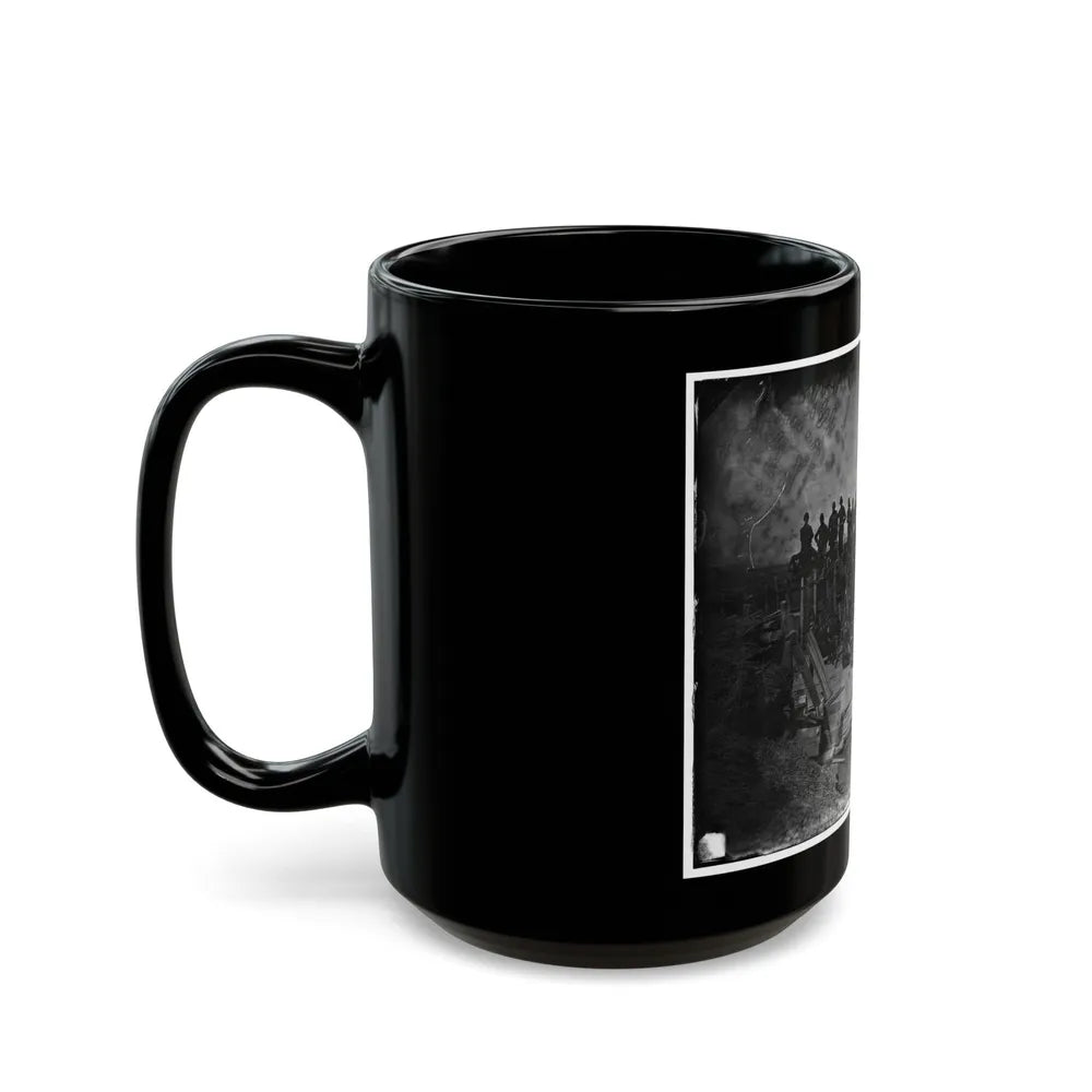 Manassas, Va. Men Of Co. C, 41st New York Infantry (U.S. Civil War) Black Coffee Mug-Go Mug Yourself