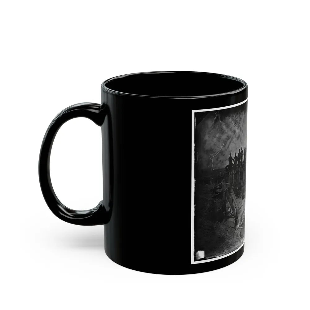 Manassas, Va. Men Of Co. C, 41st New York Infantry (U.S. Civil War) Black Coffee Mug-Go Mug Yourself