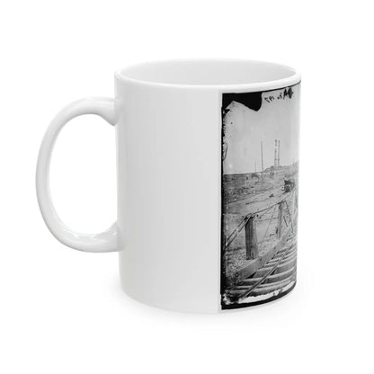 Manassas, Va. Orange And Alexandria Railroad Wrecked By Retreating Confederates (U.S. Civil War) White Coffee Mug-Go Mug Yourself