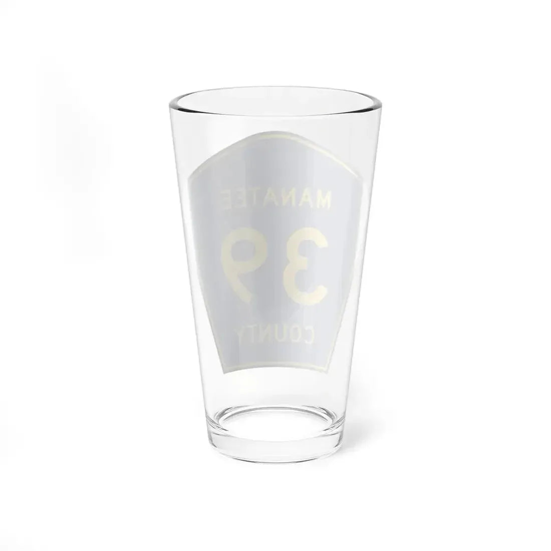 Manatee County 39 (Florida) (Road Sign) Pint Glss 16oz - Go Mug Yourself