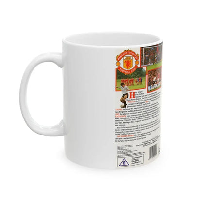 MANCHESTER UNITED THE INSIDE STORY (VHS COVER) - White Coffee Mug - Go Mug Yourself