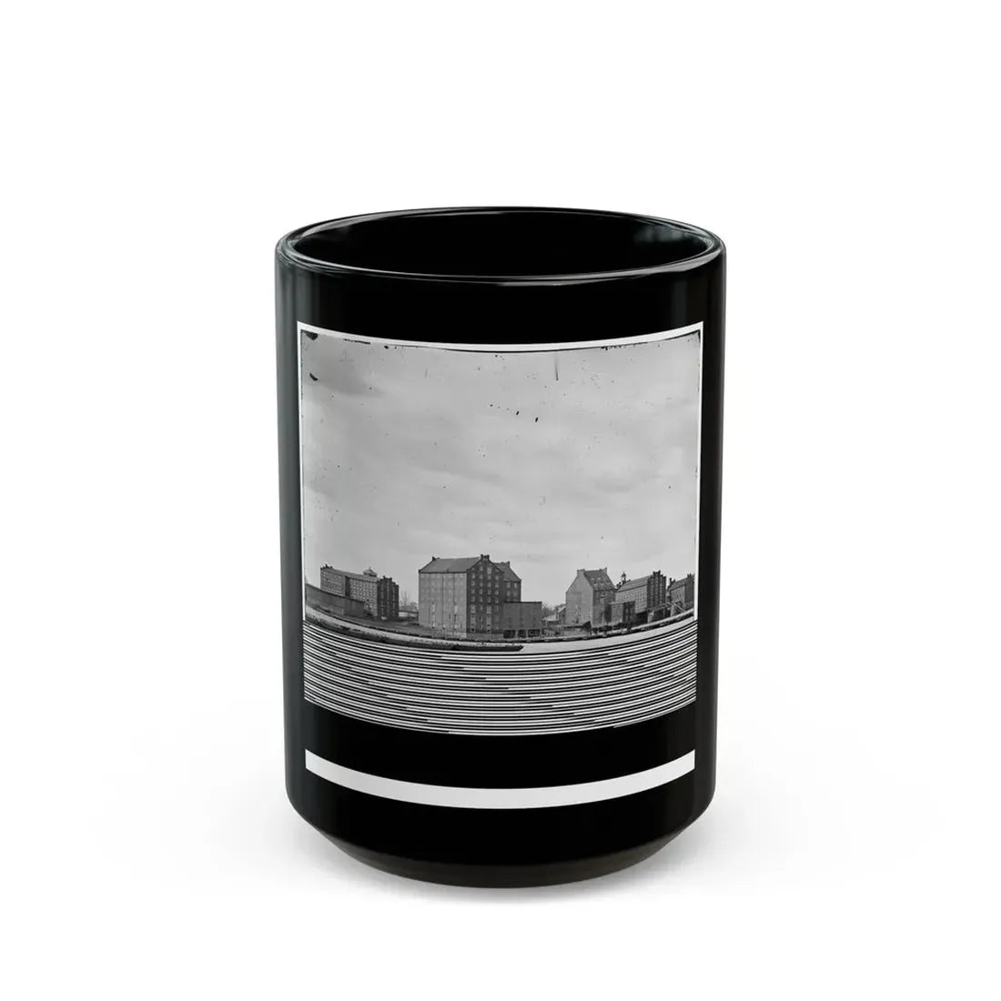 Manchester, Va.  Factories On The James Opposite Richmond (U.S. Civil War) Black Coffee Mug 15oz - Go Mug Yourself