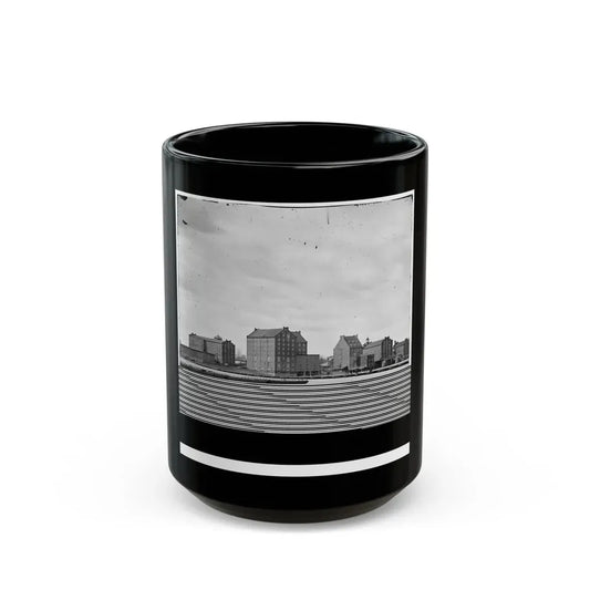 Manchester, Va.  Factories On The James Opposite Richmond (U.S. Civil War) Black Coffee Mug 15oz - Go Mug Yourself