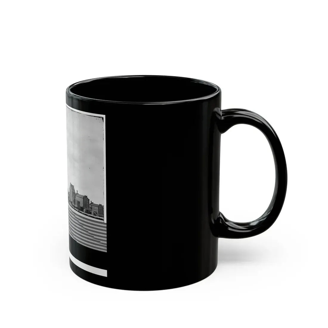 Manchester, Va.  Factories On The James Opposite Richmond (U.S. Civil War) Black Coffee Mug - Go Mug Yourself