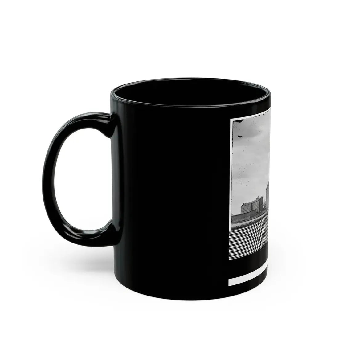 Manchester, Va.  Factories On The James Opposite Richmond (U.S. Civil War) Black Coffee Mug - Go Mug Yourself