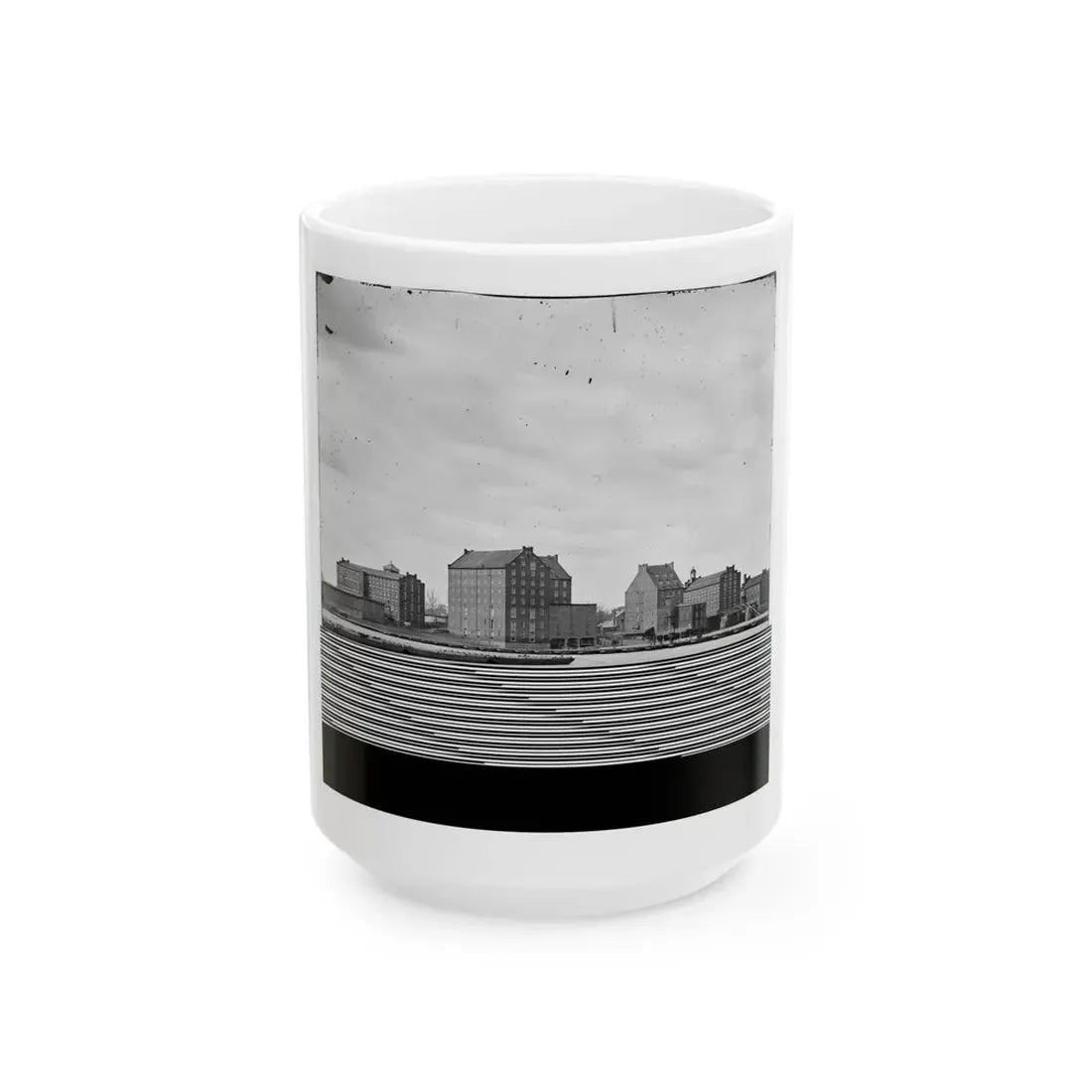 Manchester, Va.  Factories On The James Opposite Richmond (U.S. Civil War) White Coffee Mug 15oz - Go Mug Yourself