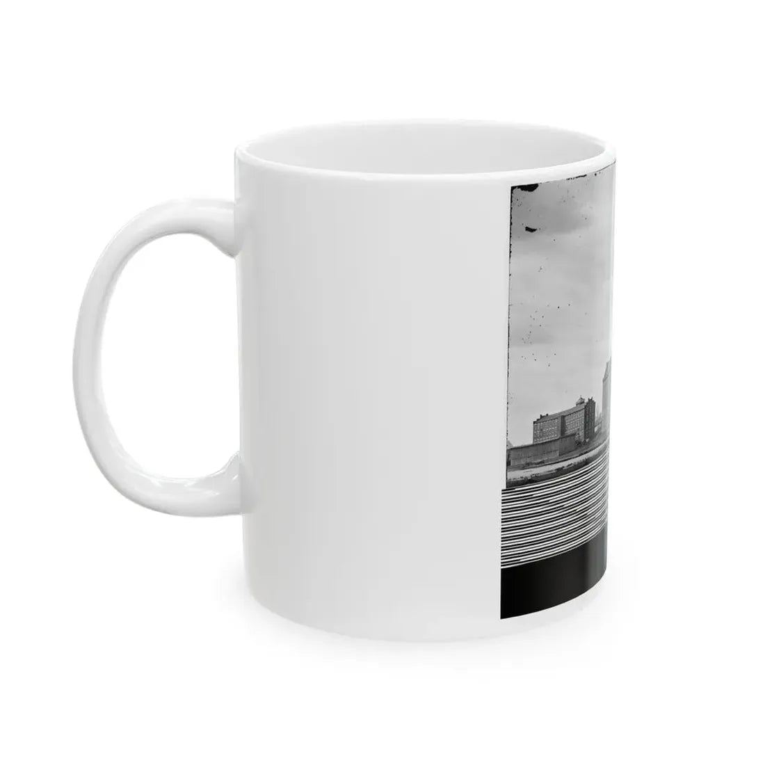 Manchester, Va.  Factories On The James Opposite Richmond (U.S. Civil War) White Coffee Mug - Go Mug Yourself