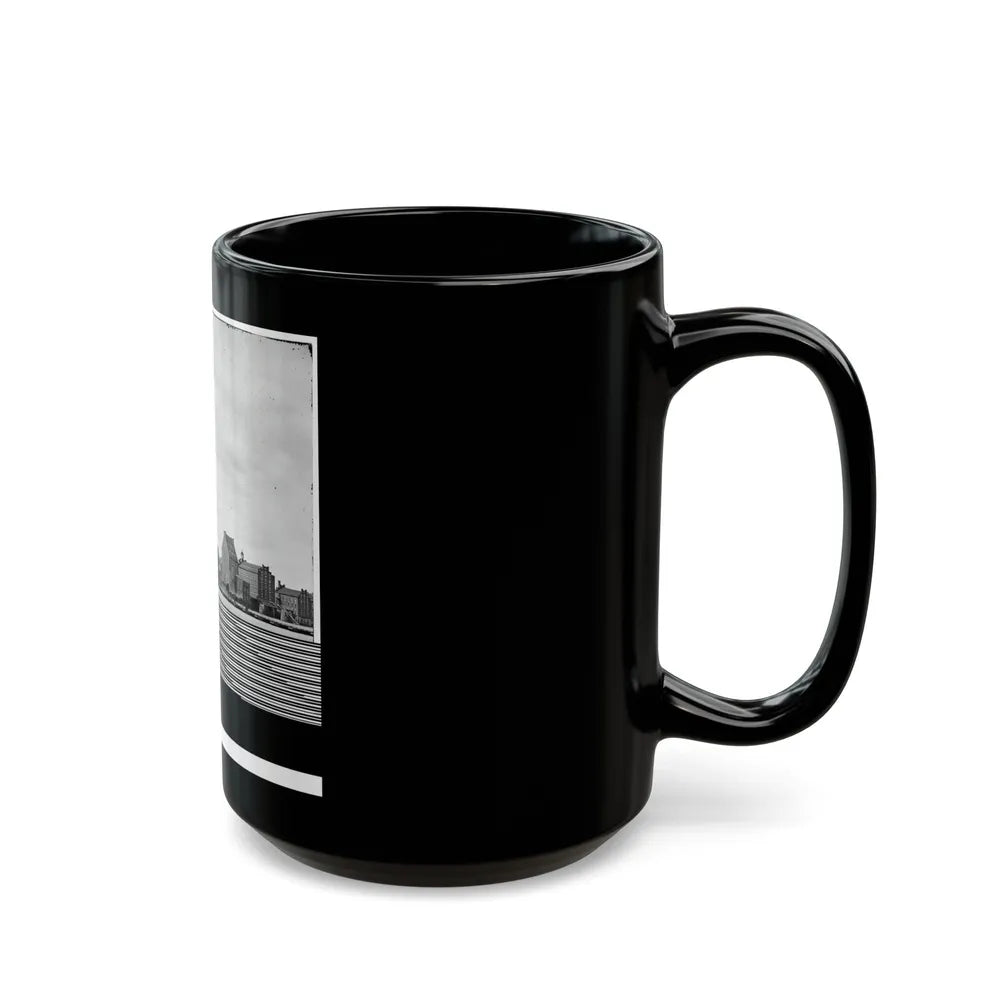 Manchester, Va. Factories On The James Opposite Richmond (U.S. Civil War) Black Coffee Mug-Go Mug Yourself