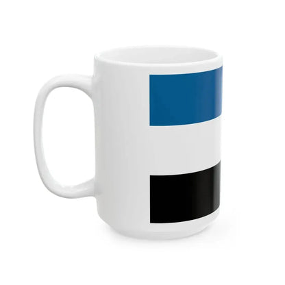 Manchurian Tricolor Flag (China) White Coffee Mug - Go Mug Yourself