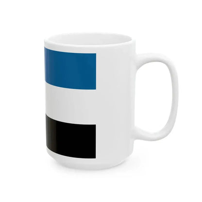 Manchurian Tricolor Flag (China) White Coffee Mug - Go Mug Yourself