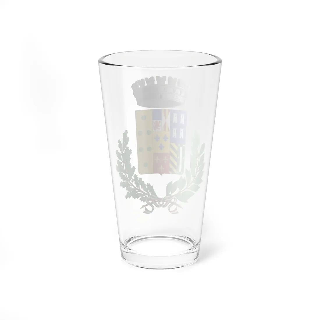 Mandanici-Stemma (Italy) (Coat of Arms) Pint Glass 16oz - Go Mug Yourself