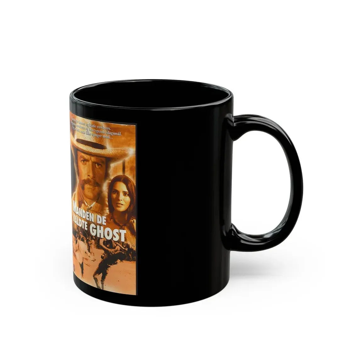 MANDEN DE KALDTE GHOST (VHS COVER) - Black Coffee Mug - Go Mug Yourself
