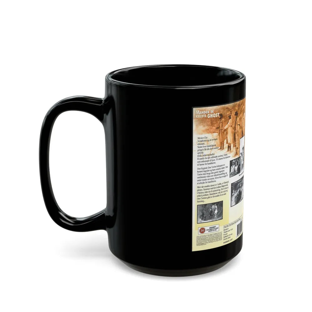 MANDEN DE KALDTE GHOST (VHS COVER) - Black Coffee Mug-Go Mug Yourself