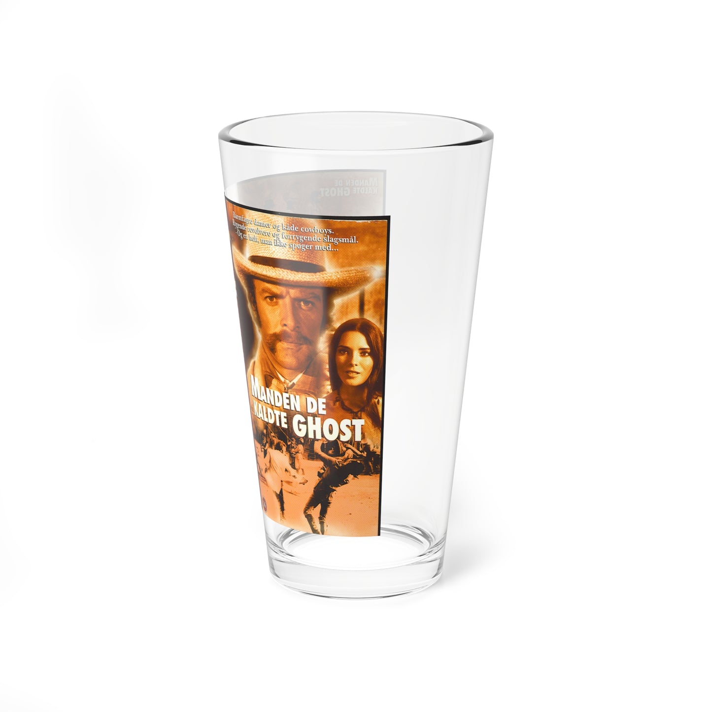 MANDEN DE KALDTE GHOST (VHS COVER) Pint Glass 16oz-Go Mug Yourself