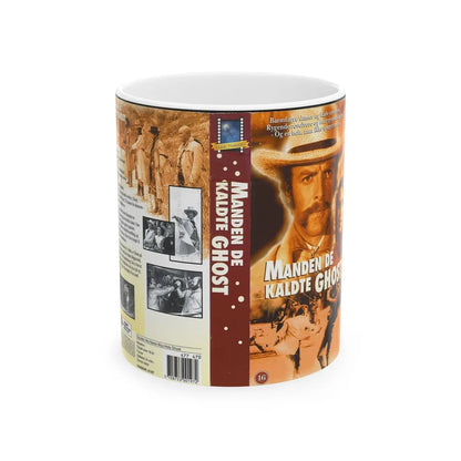 MANDEN DE KALDTE GHOST (VHS COVER) - White Coffee Mug-11oz-Go Mug Yourself