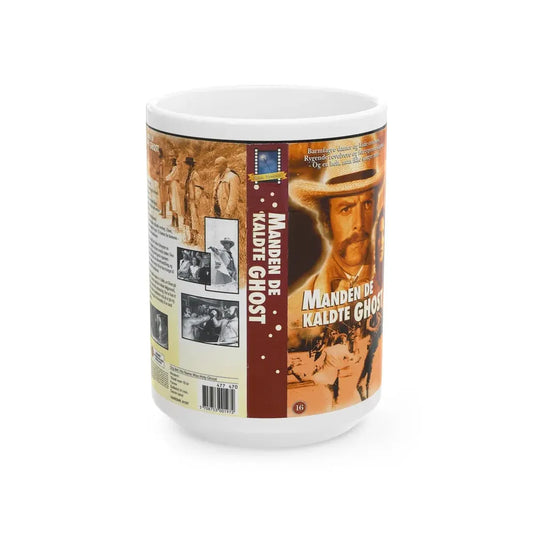 MANDEN DE KALDTE GHOST (VHS COVER) - White Coffee Mug 15oz - Go Mug Yourself