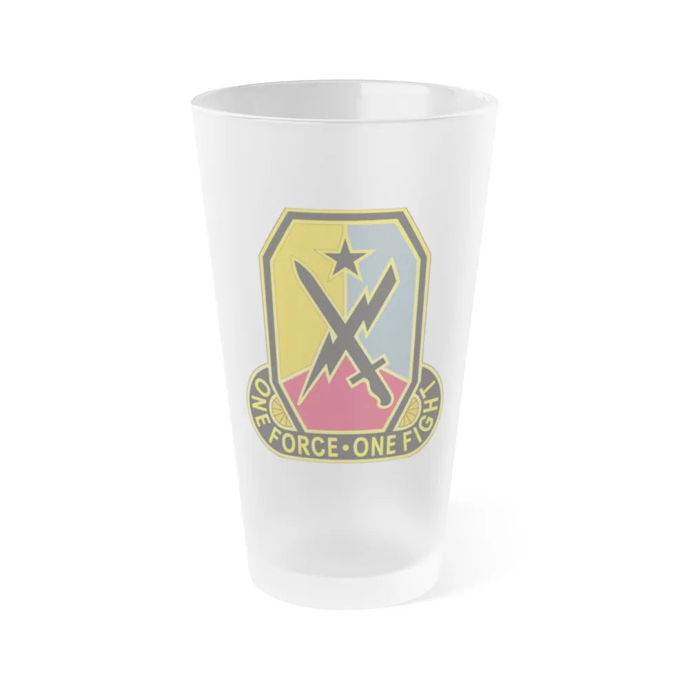 Maneuver Center of Excellence Fort Benning Georgia 2 (U.S. Army) Frosted Pint Glass 16oz-16oz-Frosted-Go Mug Yourself