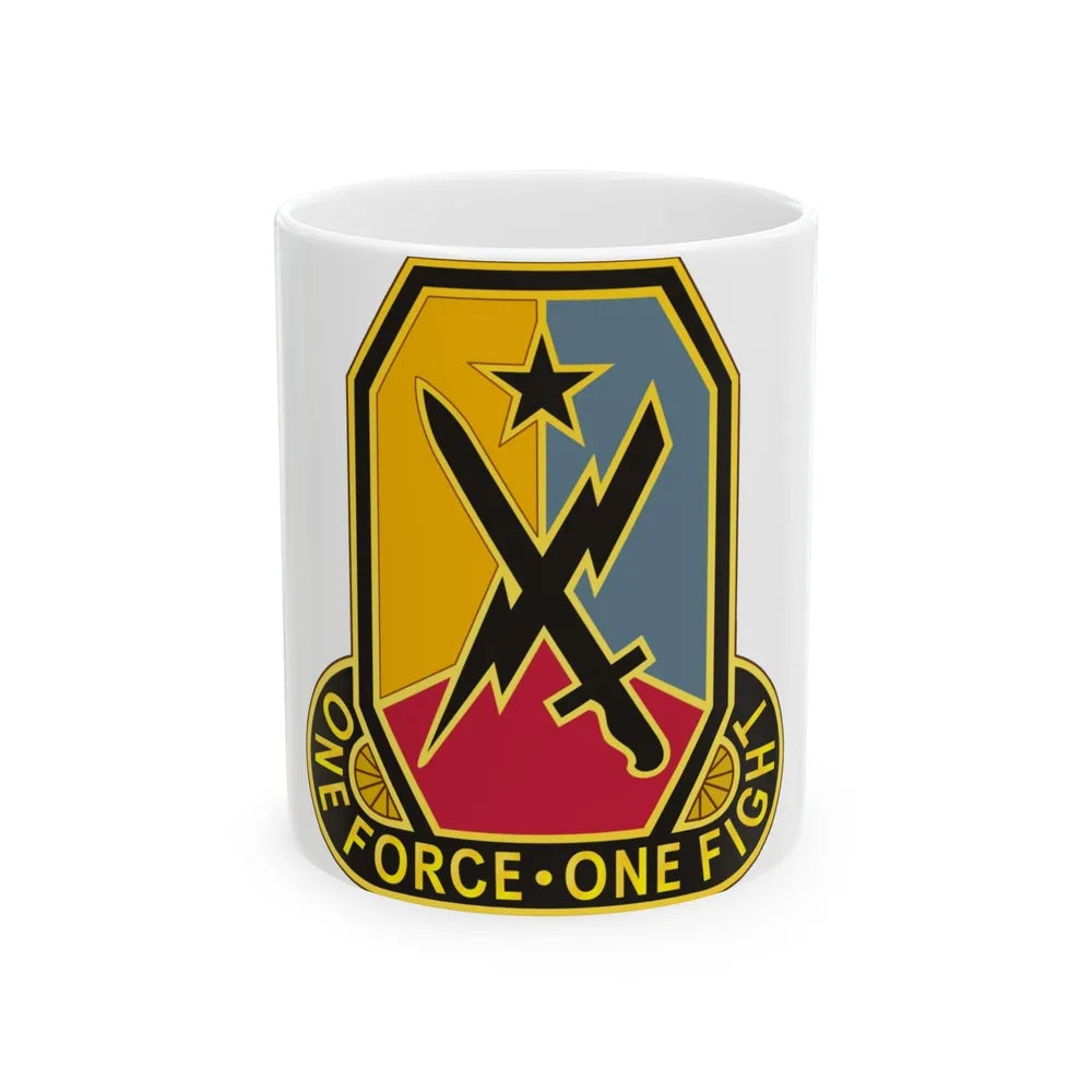 Maneuver Center of Excellence Fort Benning Georgia 2 (U.S. Army) White Coffee Mug-11oz-Go Mug Yourself