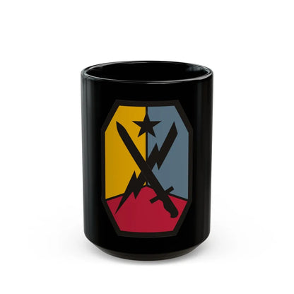 Maneuver Center of Excellence Fort Benning Georgia (U.S. Army) Black Coffee Mug-15oz-Go Mug Yourself