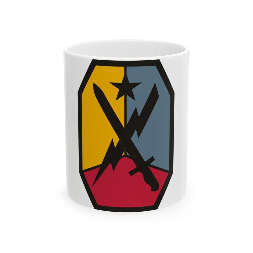 Maneuver Center of Excellence Fort Benning Georgia (U.S. Army) White Coffee Mug-11oz-Go Mug Yourself