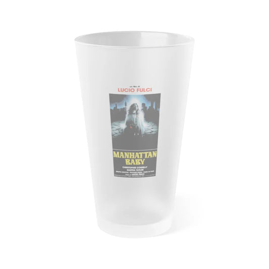 MANHATTAN BABY 1982 Movie Poster - Frosted Pint Glass 16oz-Go Mug Yourself