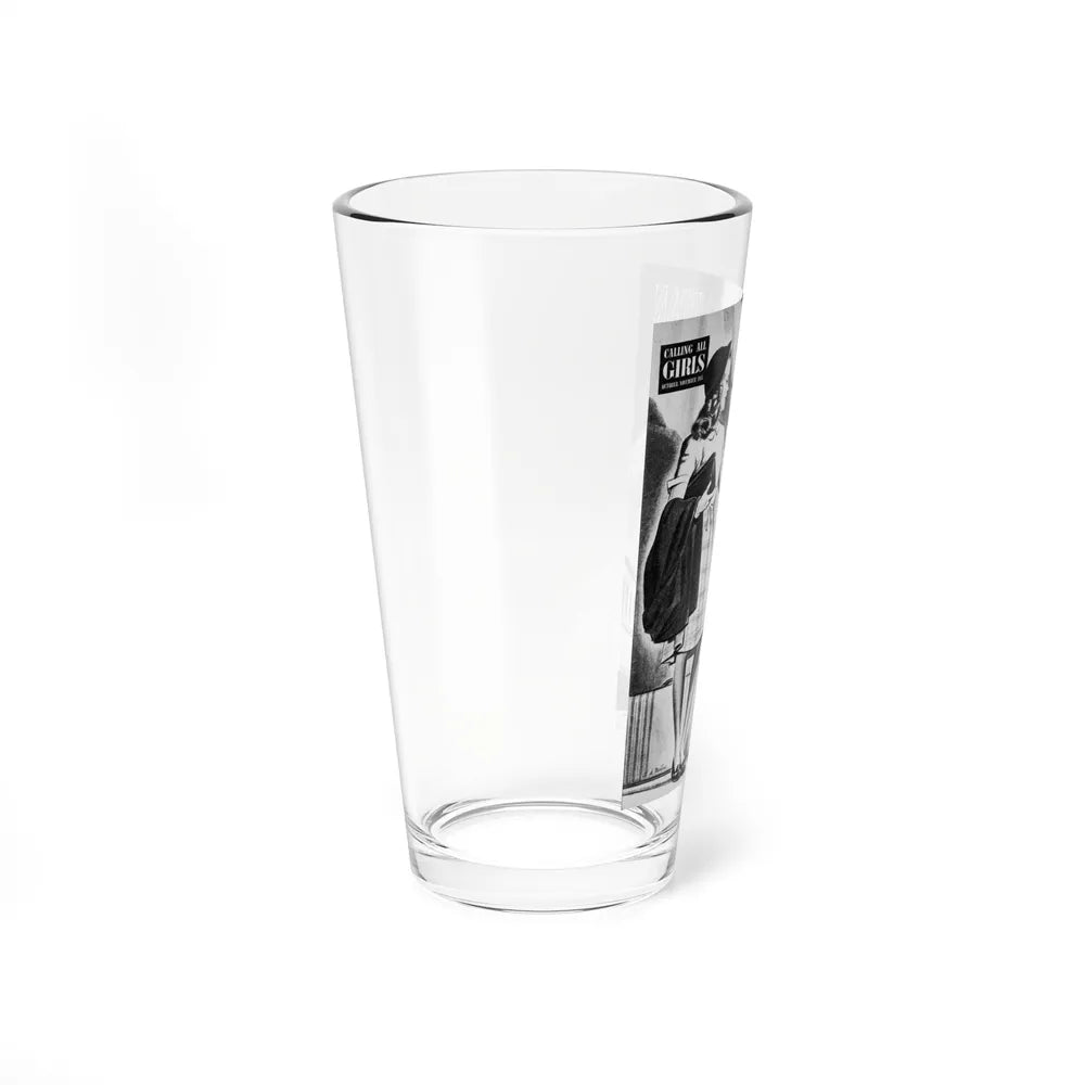 Manhattan Mystery (1), Calling All Girls, October-November 1945 - Pint Glass 16oz-Go Mug Yourself