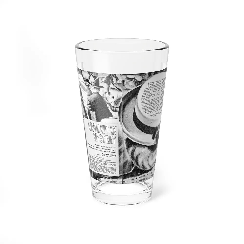 Manhattan Mystery, Calling All Girls, March 1946 - Pint Glass 16oz-16oz-Go Mug Yourself