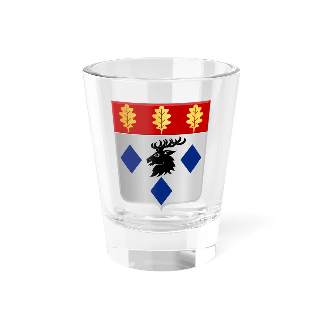 Manhay wapen (Belgium) (Coat of Arms) Shot Glass 1.5oz 1.5oz - Go Mug Yourself