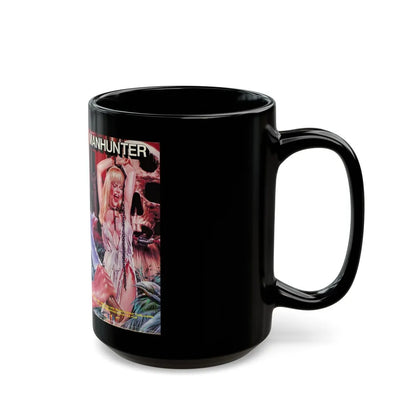 MANHUNTER TRANSWORLD ENTERTAINMENT (VHS COVER) - Black Coffee Mug-Go Mug Yourself