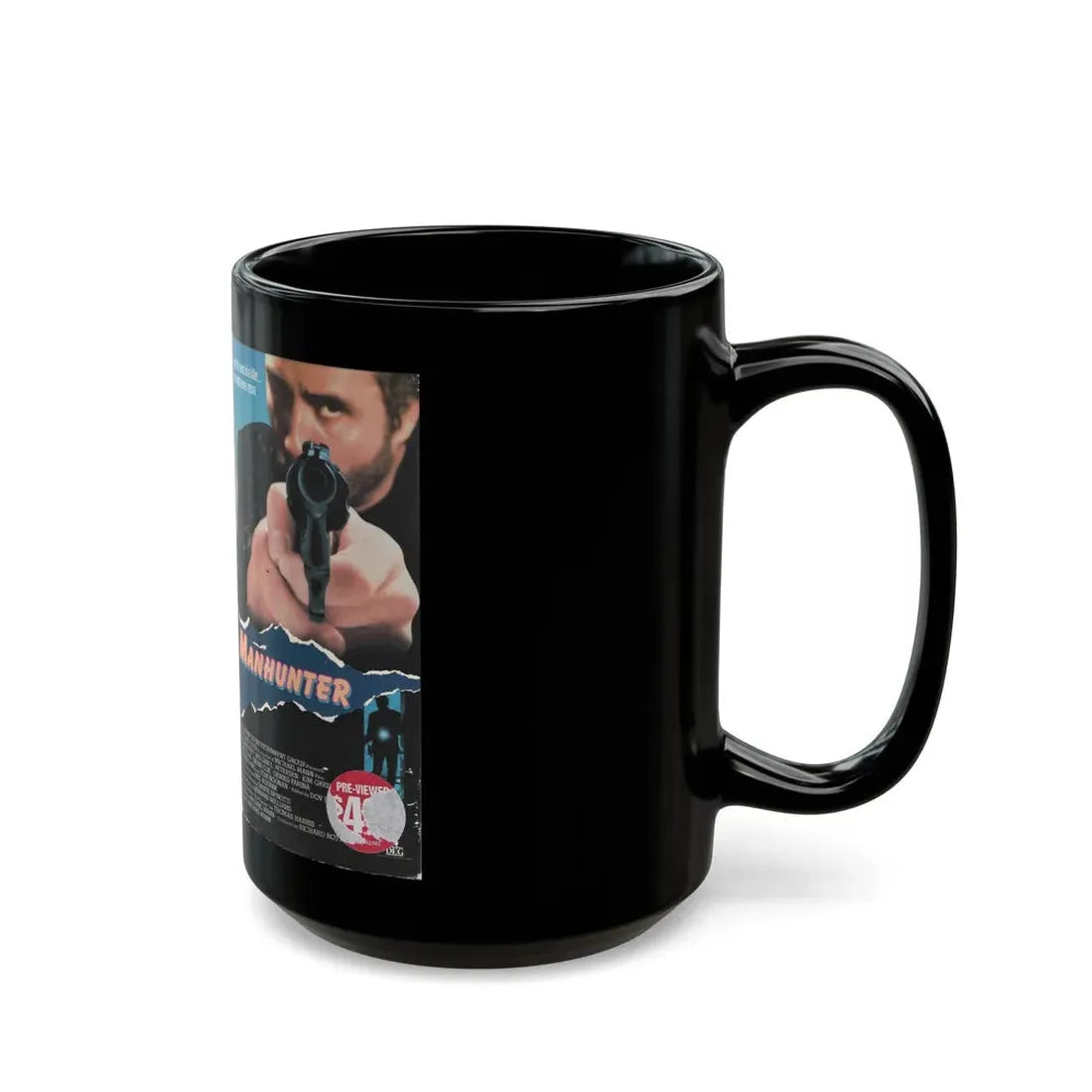 MANHUNTER VERSION 2 (VHS COVER) - Black Coffee Mug - Go Mug Yourself