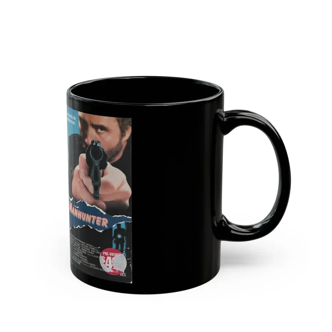 MANHUNTER VERSION 2 (VHS COVER) - Black Coffee Mug - Go Mug Yourself