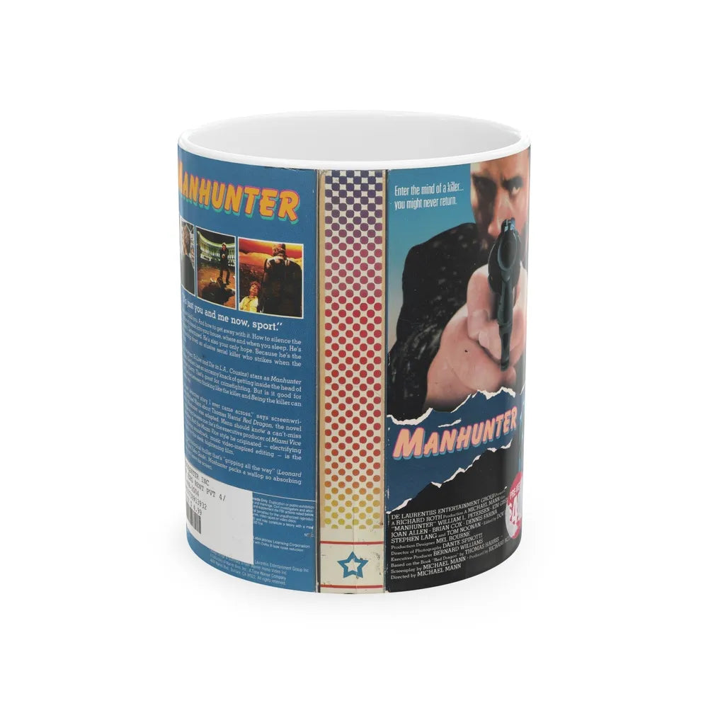 MANHUNTER VERSION 2 (VHS COVER) - White Coffee Mug-11oz-Go Mug Yourself